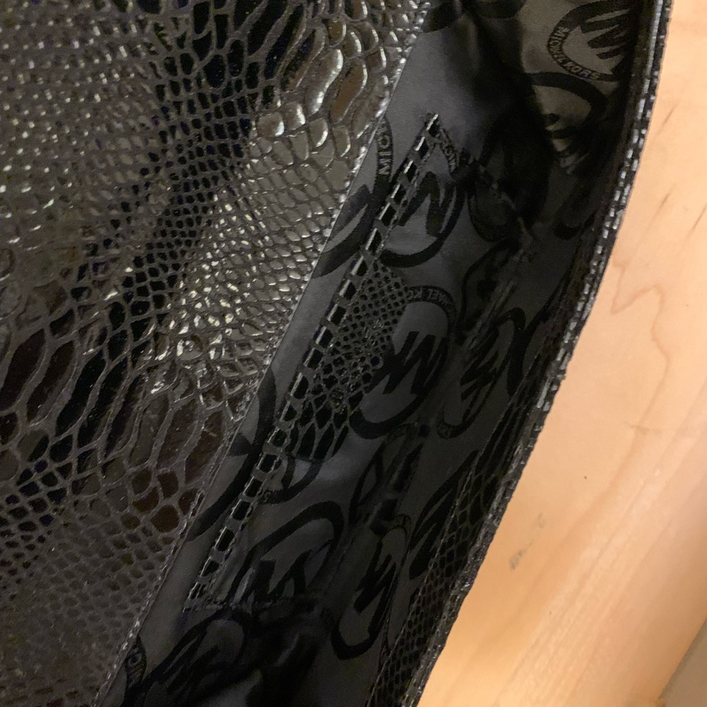 Michael Kors Black Python Print Wallet - image 5